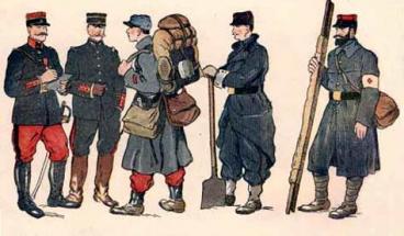 Les uniformes de la Première Guerre mondiale