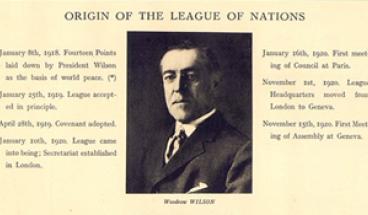 Les quatorze points de Wilson (8 janvier 1918)