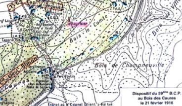 La bataille du Bois des Caures