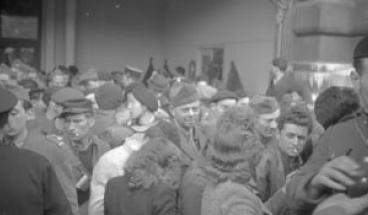 Le retour des prisonniers de guerre en 1945