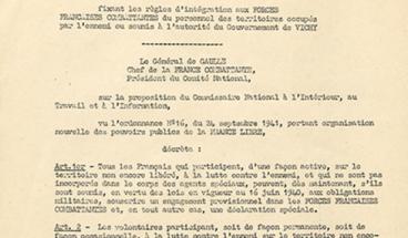 Le décret 366 du 25 juillet 1942