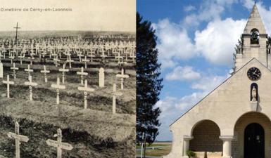 Cerny-en-Laonnois – Cemeteries and chapel