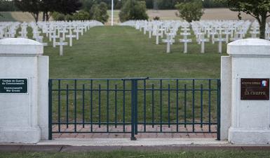 The Mont Frenet national cemetery in La Cheppe