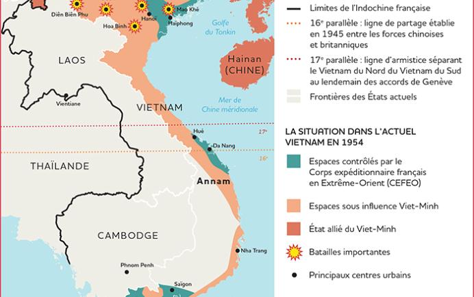 1954, la fin de l'Indochine française