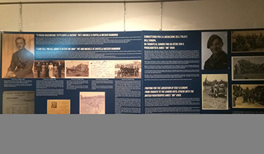 The Wigram Hall exhibition, Casoli. Source : Europe remembers