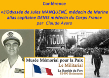 Conférence "Jules MANQUENE Le Militarial > 06.09.2025