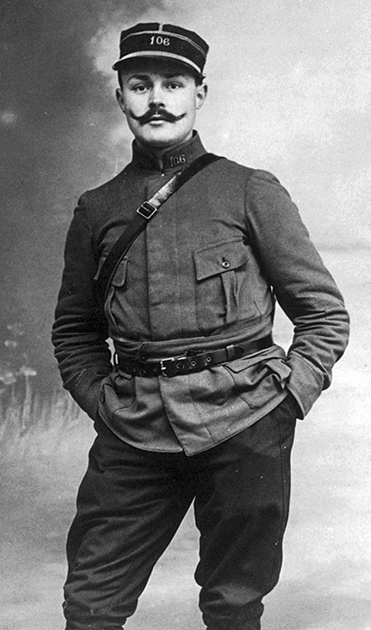 Le soldat Maurice Genevoix en 1914. © ECPAD/Défense