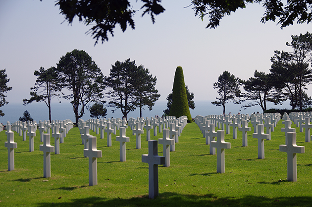 Cimetière américain de Colleville-sur-Mer. © J-L. Faurie/Roquecave