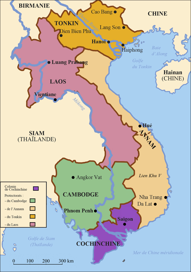 carte Indochine