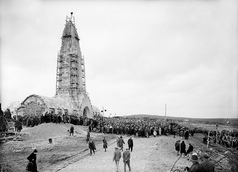 ceremony at the douaumont