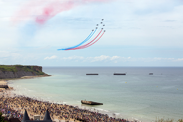 70e anniversaire du débarquement de Normandie, 6 juin 2014. © R. Senoussi/DICOD