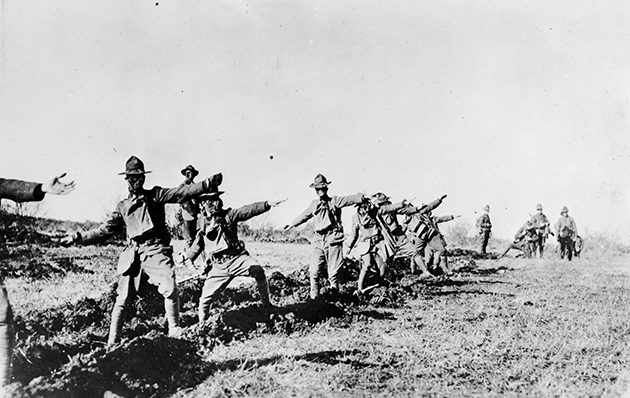 soldats américains entraînement