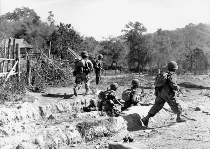 patrouille à l'ouest de Dien Bien Phu