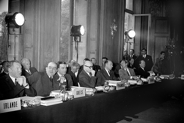 Réunion de l'OECE, Paris, 20 octobre 1952