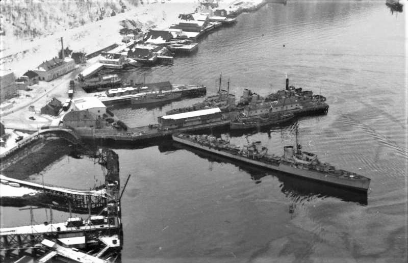 patrouilleurs norvégiens Narvik 1940