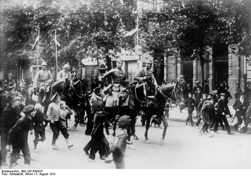 cavalerie allemande Varsovie 1915