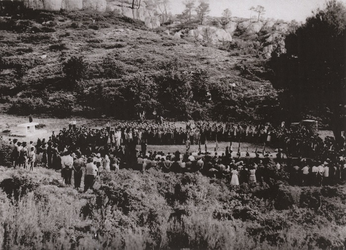 Cérémonie du 18 juillet 1945