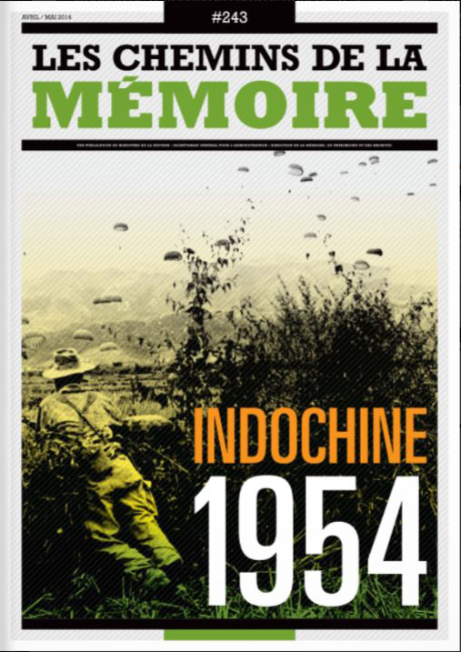 Couverture Indochine, 1954, Les Chemins de la mémmoire, numéro 243
