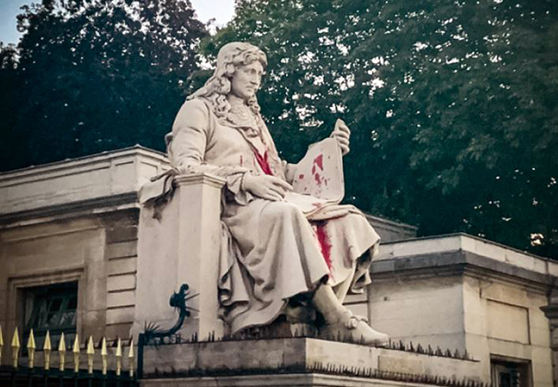Dégradation de la statue de Colbert
