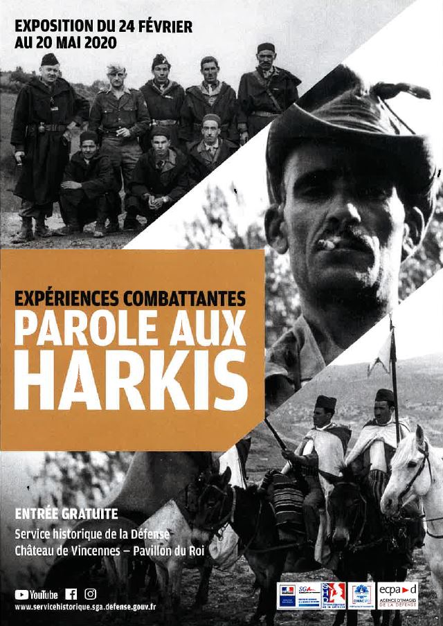 Affiche Expériences-combattantes-Parole-aux-harkis