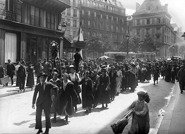 grèves Paris 1917