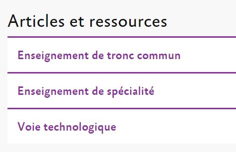 articles et ressources