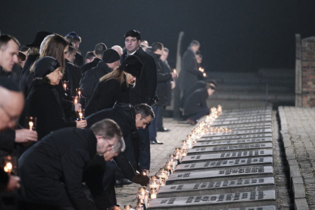 cérémonie Auschwitz