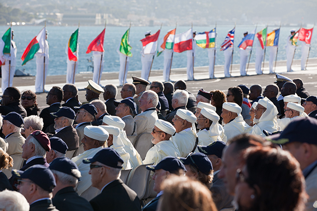 cérémonie débarquement Provence 2014