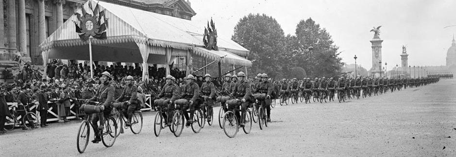 défilé cyclistes