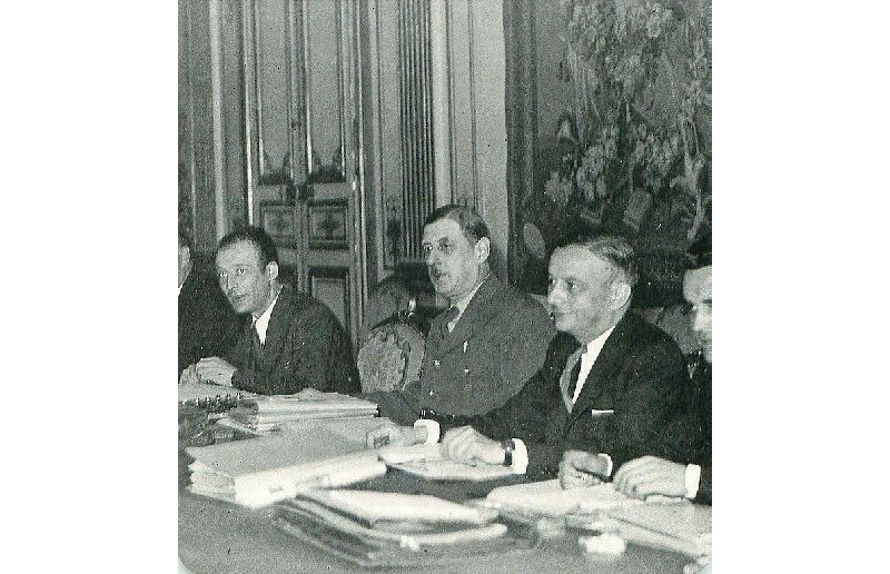 de Gaulle conseil ministres 1945