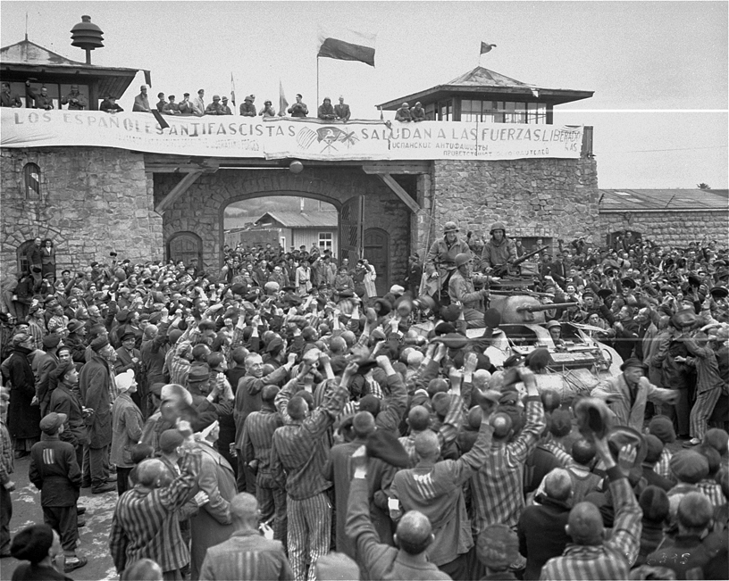 mauthausen liberation banderole