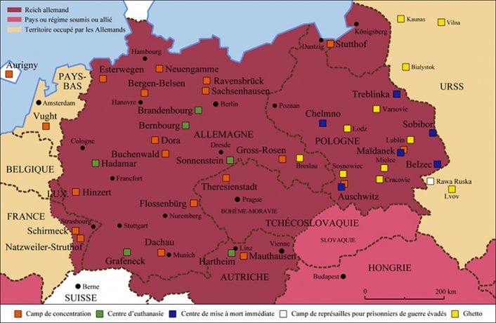  Carte des camps