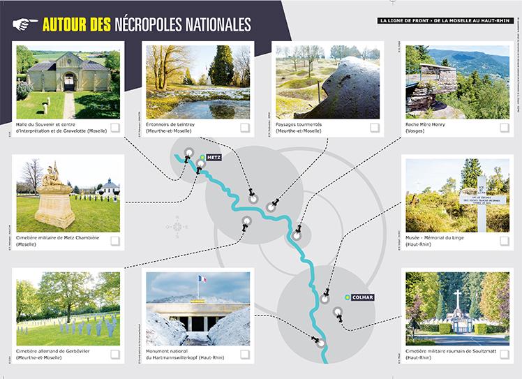 Autour des nécropoles nationales. © SGA/COM Autour des nécropoles nationales.