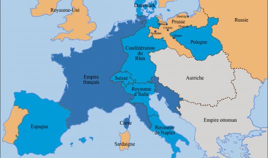 La situation en Europe en 1813