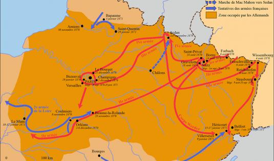 Les opérations militaires de la guerre de 1870-1871