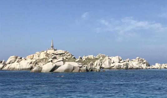 Cemeteries on the Lavezzi archipelago, southern Corsica 