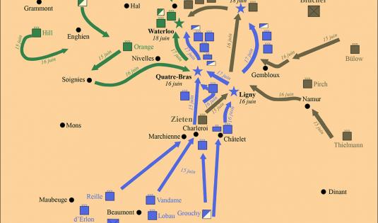 La bataille de Waterloo - juin 1815