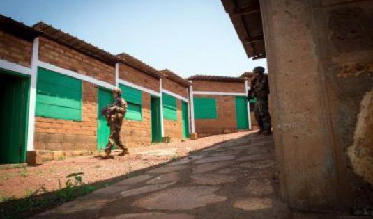 Patrouille quotidienne à Bambari