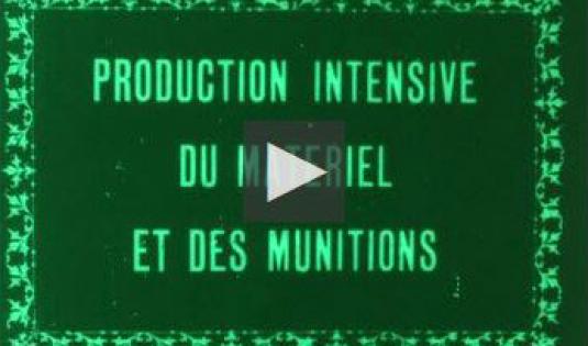 Production intensive en matériel et en munitions