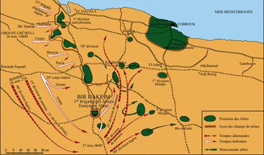 La bataille de Bir Hakeim
