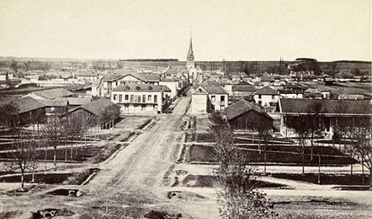Vues du camp de Chalons et du siège de Metz, 1866-1871