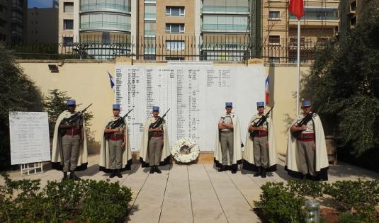 Mur mémoriel de la Résidence des Pins à Beyrouth - Un Témoignage Émouvant de Sacrifice et le 40e Anniversaire de l'Attentat du Drakkar