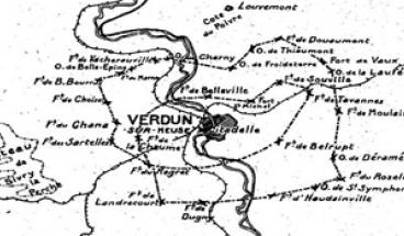 Verdun dans le système fortifié Séré de Rivières