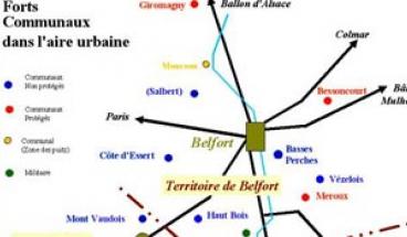Les autres fortifications autour de Belfort
