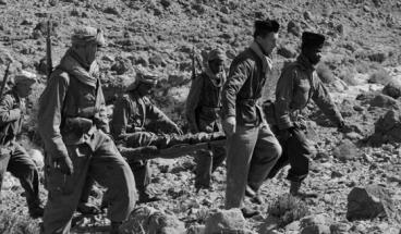 Les soldats d'Algérie blessés