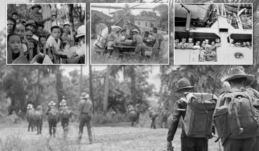 A tribute to French soldiers killed in Indochina 