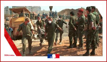 Il y a 40 ans, 58 militaires français trouvaient la mort dans un attentat à Beyrouth