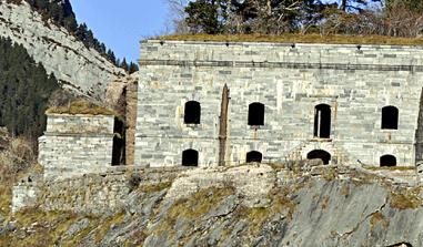 Das Fort von Coll de Ladrones