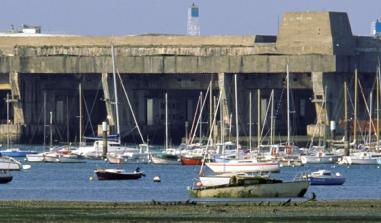 The submarine base of Lorient 