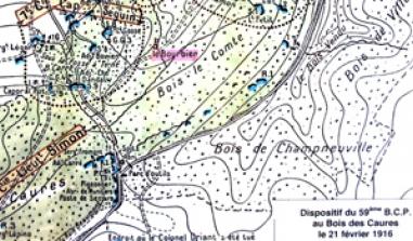 La bataille du Bois des Caures
